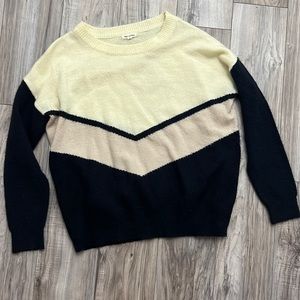 Colorblock sweater